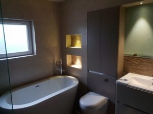 grey bathroom