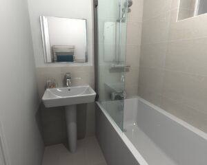 grey bathroom