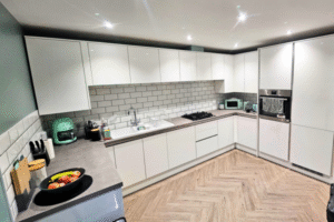 modern white kitchen